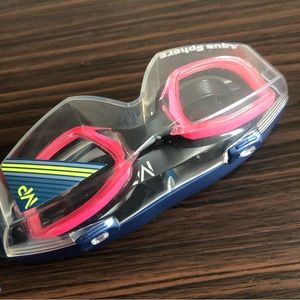 MP MICHAEL PHELPS AQUA SPHERE PINK RIM SWIM GOGGLES
